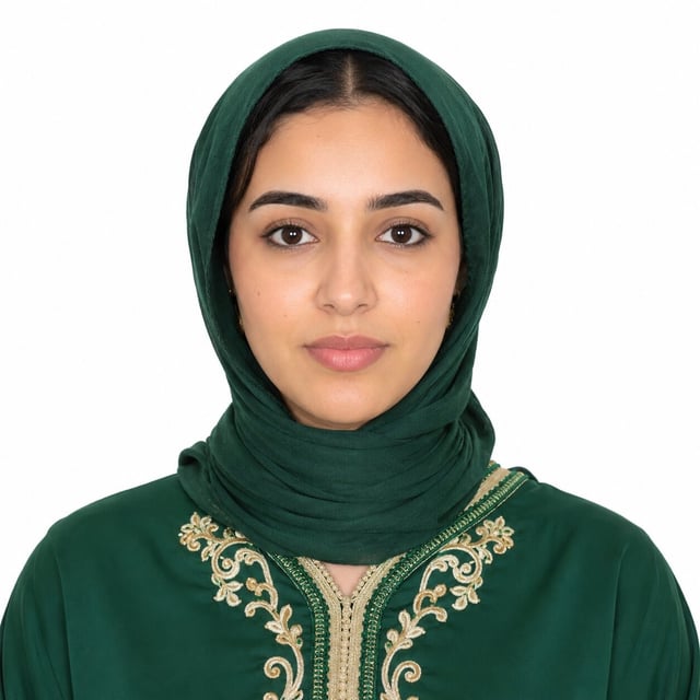 Passport Size Photo Of A Moroccan Woman