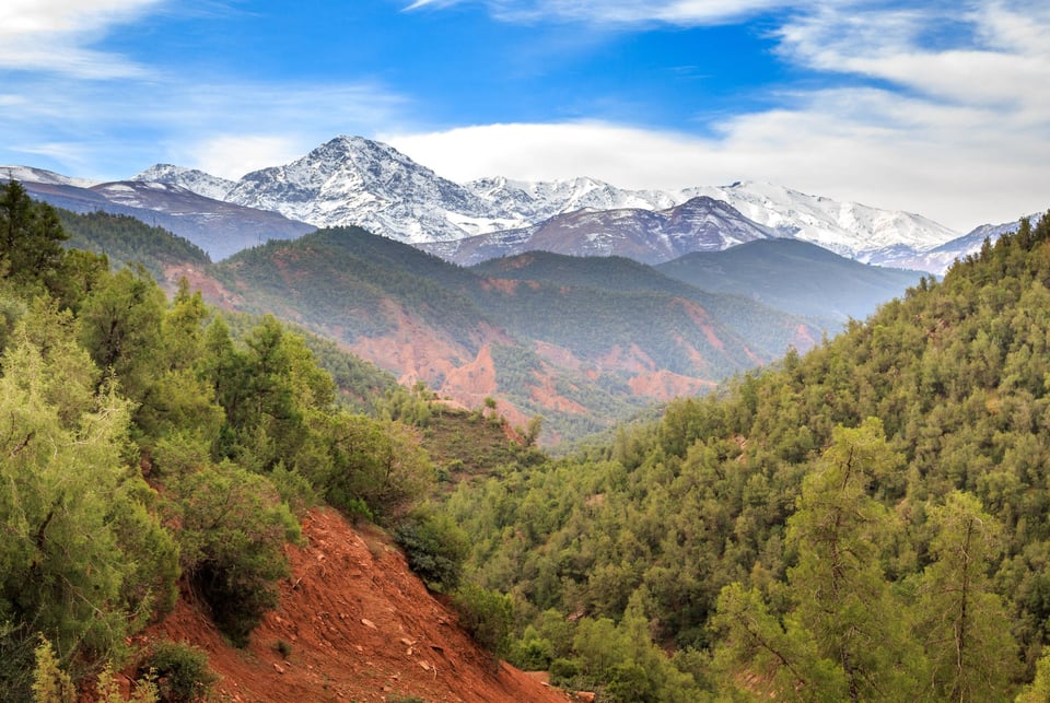 Les montagnes de l'Atlas